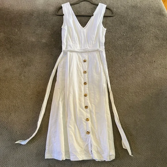 GAP | Dresses | Gap White Linen Dress Size 2 | Poshmark GAP | Dresses | Gap White Linen Dress Size 2 | Poshmark